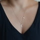 thumbnail image 1 of Cadena De Collar Fino Con Colgante De Estrella Y Media Luna Elegante Chapado En Moda, 1 of 3