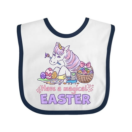 

Inktastic Have A Magical Easter Unicorn Gift Baby Boy or Baby Girl Bib