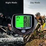POINTERTECK Bike Speedometer Waterproof Wireless Bicycle Bike Computer and Cycling Odometer with Multi-Function LCD Backlight Display