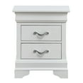 thumbnail image 4 of Glory Furniture Lorana 2 Drawer Nightstand in Pearl White, 4 of 7