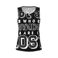 thumbnail image 3 of Picia Not All Who Wander Are Lost 2 Pattern Women's Workout Tank Top,Breathable Activewear,Slim Fit Athletic Top,Versatile Workout Moisture-wicking top-Medium, 3 of 9
