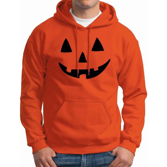 Jack O' Lantern Pumpkin Halloween Costume Hoodie/Hooded Sweatshirt Orange 2XL