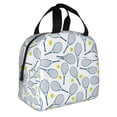 thumbnail image 2 of Easygdp Tennis Rackets And Balls Bolsa Térmica Premium - Tela Oxford Impermeable, Gran Capacidad, Bolsillo Frontal, Unisex para Trabajo, Escuela, Actividades al Aire Libre y Picnics, 2 of 8