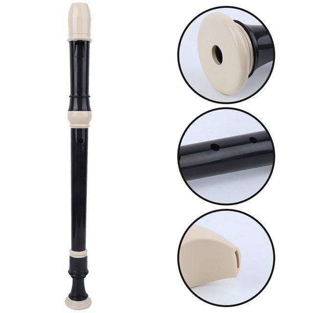 Flute 8 Hole Music Recorder, ABS Resin F Key F Key For Student Beginners 8 Key Clarinet Music Player