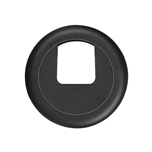 25 mm/ 1 Inch Mounting Hole Diameter Tidy Cable Hole Cover Organizers SATINIOR 10 Packs Black Desk Cable Wire Grommet Cord PC Computer Desk Plastic Grommet Cord 