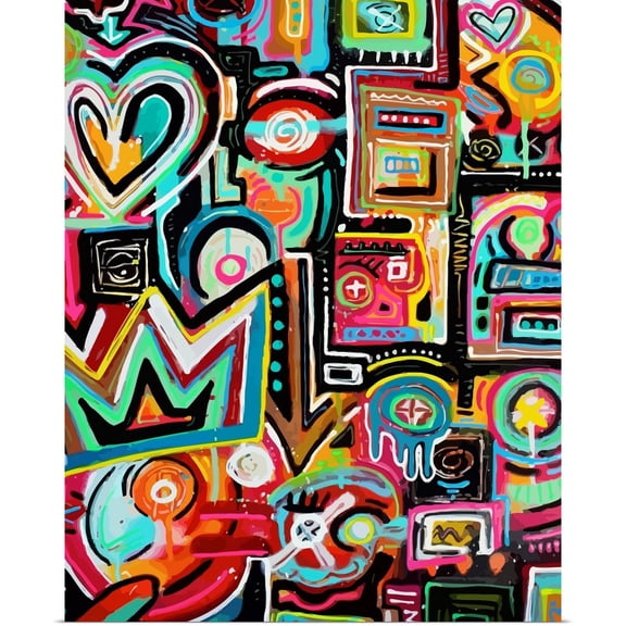 Great BIG Canvas | Rolled Alloyius Mcilwaine Poster Print entitled Magnetic Fields