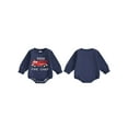 thumbnail image 2 of Qmyliery Baby Boy Autumn Sweatshirt Jumpsuit Long Sleeve Round Neck Fire Engine Embroidery Romper, 2 of 9