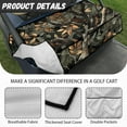 thumbnail image 5 of Yuyamidu Camo Hunting Wood Golf Cart Seat Covers Universal Club Car Seat Towel Blanket Fit for More 2 Person Seats Golf Carts Accessories, 5 of 7