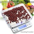 thumbnail image 4 of Food Scale, 0.001oz/0.01g Precise Digital Kitchen Scale Gram Scales Weight Food Coffee Scale Digital Scales for Cooking Baking Stainless Steel Back-lit LCD Display Pocket Small Scale, Silver, 4 of 6