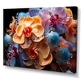 thumbnail image 2 of Designart "Joyful Abstract Art" Orchids Wall Art Living Room, 2 of 7