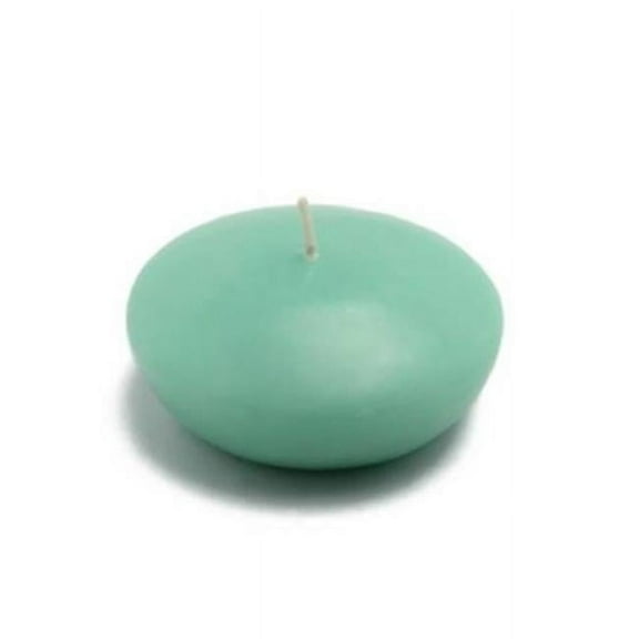 Jeco CFZ-054-0 3 in. Floating Candles, Aqua - 12 Piece per Box