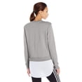 thumbnail image 2 of adidas Women's Athletics Layer Sweatshirt, Medium Grey Heather, X-Large, 2 of 2