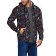 thumbnail image 3 of Zip Up Hoodies for Men - Thanksgiving Seamless Pattern Long Sleeve Comfrt Men'S Fashion Hoodies & Sweatshirts, Jackets for Men Hoodies Pullover Clothing Clothes with Pouch, 3 of 5