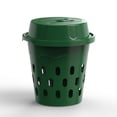thumbnail image 6 of 10 Gallon, Green Durable Outdoor Organic Compost Bucket, Garden Worm Composting Tumbler For Kitchen Food Waste Recycling For Outdoor Yard And Home Gardening, 6 of 9