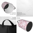 thumbnail image 2 of Sikiie Love Rabbit Print Round Dirty Clothes Basket, Waterproof Standing Foldable Storage Basket, for Laundry Room, Bedroom, Bathroom Storage-Small, 2 of 6