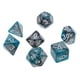 thumbnail image 1 of Juego De Da De Acrílico 7Die, Da De Numeración De Colores Dobles (D4 / D6 / D8 / D10 / D12 / D20) Para Dungeons \u0026 Dragons RPG TRPG Plata verde Sunnimix Dados poliédricos, 1 of 8