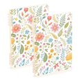 thumbnail image 2 of Haosy Pastel Wildflower Garden Notebooks 1-subject Journal 60 Sheets A5 College Ruled Paper Detachable Ring 8.3"x5.7", 2 of 8
