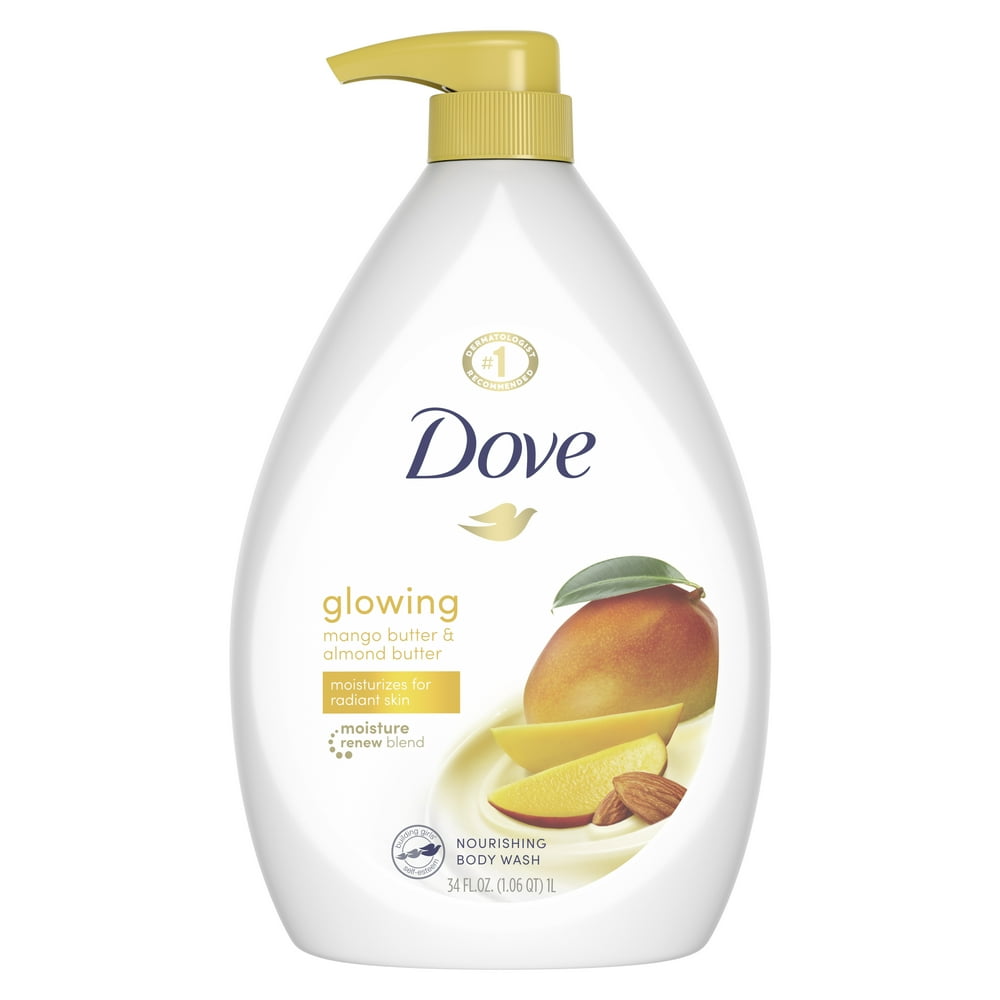 Dove Body Wash Mango Butter and Almond Butter, 34 fl. Oz.