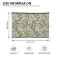 thumbnail image 4 of Rocae Tropical Plants Green for Cosmetic Bags for Women Paper Reusable Cosmetic Bag Travel Toiletry Organizer Capacity Multipurpose Zipper Pouch, 4 of 8