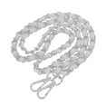 thumbnail image 1 of Cadena de Bolso Bandolera de Reemplazo Plata + blanco Sunnimix Cadena de correa de bolso, 1 of 7