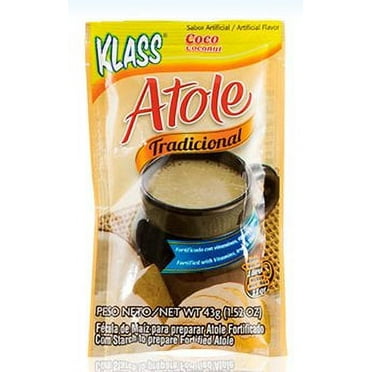 Klass Atole Traditional Coconut Flavored, 1.52 oz (Pack of 10)