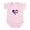 Petal Pink, variant on CafePress - Puerto Rico Love Heart Infant Bodysuit - Baby Light Bodysuit, Size Newborn - 24 Months