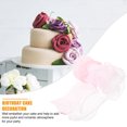 thumbnail image 3 of 3Pcs Wrinkled Cake Wrappers Yarn Mesh Ribbons Romantic Cake Decoration Ornament, 3 of 8