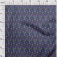 thumbnail image 2 of oneOone Viscose Chiffon Fabric Leaves & Floral Block Decor Fabric Printed BTY 42 Inch Wide, 2 of 4
