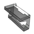 thumbnail image 4 of Lipstore Wall Hanging Router Shelf Holder Router Rack for Media Boxes Remote Controls 50cmx10cmx20cm, 4 of 7