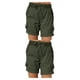 thumbnail image 1 of Guardurnaity Pantalones Cargo, pantalones cortos con bolsillos, cintura holgada, pantalones de verano, ropa de calle elástica, pantalones Type10 NO10, 1 of 4