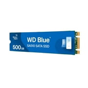 Western Digital 500GB WD Blue SA510 SATA SSD, Internal M.2 2280 Solid State Drive - WDS500G3B0B-00AXS0