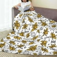 thumbnail image 6 of Sikiie Hohey Bee Golden2 Ultra-Soft Micro flannel Blanket Luxury All Seasons Warm Blanket for Bedding Sofa and Travel (4 sizes)-60"x50", 6 of 7