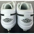 thumbnail image 4 of Taille 8 - Jordan 1 Métal Bas - Blanc Noir - Crampons de Baseball, 4 of 5