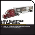 thumbnail image 3 of 1:50 Peterbilt 579 Ultraloft Tractor with Cat Mural Trailers - Diecast Masters 85665 Transport Seriees, 3 of 9
