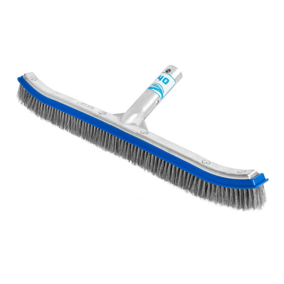 Extra Wide Durable Pool Brushes, 18", 14.80 oz Stainless Steel