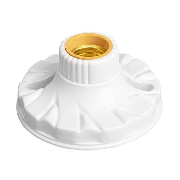 E27 Screw Lamp Holder Socket - Ceramic Base, Waterproof Design for Ceiling, Home & Engineering LED Bulb Fixtures