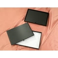 thumbnail image 4 of Unique Bargains Set of 2 PU Leather Jewelry Boxes Organizer Trays with Removable Dividers Black Flat Tray, 4 of 6