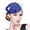 Blue, variant on Women's Summer Outdoor Travel Essentials Accessories Headbands for Women Lace Bow Top Hat Hairpin Headwear Hat Party Hairpin