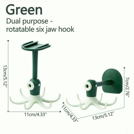 

Haykey Hooks for Hanging 360 Degree Self Adhesive Vertical Hook Waterproof