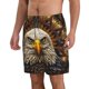thumbnail image 2 of Fotbe Vintage Pattern Bald Eagle Trajes de Baño Estampados para Hombre, Shorts de Verano de Secado Rápido, Ropa de Playa, Bañadores-Medium, 2 of 6
