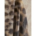 thumbnail image 6 of Women's Leopard Print Draped Neck Layered Ruffle Hem Maxi Dress, Vacation Elegant Party Dress, 6 of 6