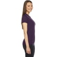 thumbnail image 2 of American Apparel Womens Fine Jersey Short-Sleeve T-Shirt (2102) -EGGPLANT -L, 2 of 3