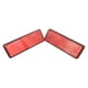 thumbnail image 5 of Accesorios para vehículos Reflectores rectangulares Tablero reflector de seguridad para motocicleta Rojo, 5 of 8