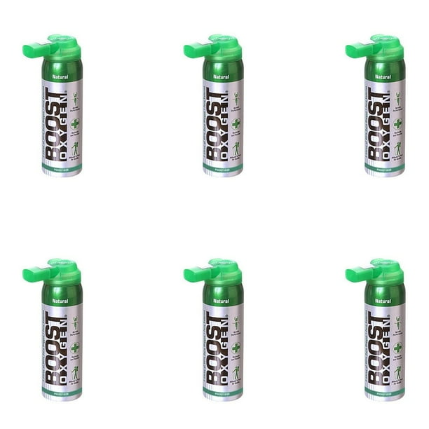 Boost Oxygen Canned 2Liter Natural Inhaler Canister Bottle, Flavorless