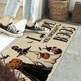 thumbnail image 6 of Sm:)e I Hope You Brought Boos Jack-O'-Lantern Ghost Halloween Doormat 17x47 Inch, Beige, 6 of 7