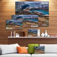 thumbnail image 3 of Brilliant Turquoise Melt Pool - Impression sur Toile Paysage, 3 of 4
