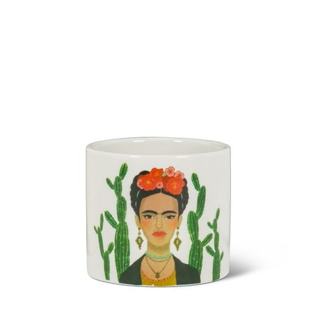 Set of 2 Small Lady & Cactus Planter