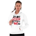 thumbnail image 3 of Funny Not Perfect But Not You Joke Unisex Plus Fleece Graphic Hoodie Brisco Brands 2X, 3 of 5