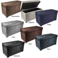 thumbnail image 3 of MJL Furniture  Angela 8-button Tufted Obsession Storage Trunk Bench Storage Benches, Entryway Saddle Brown, 3 of 5