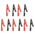 thumbnail image 4 of Clip de Test Électrique, 10 Pcs Clips de Batterie 6mm Pince de Câble de Voiture Réponse Rapide, 4 of 8